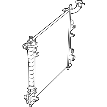 Mopar 68244867AA Engine Cooling Radiator