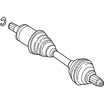 BMW 31-60-7-622-913 Drive Shaft Front Left