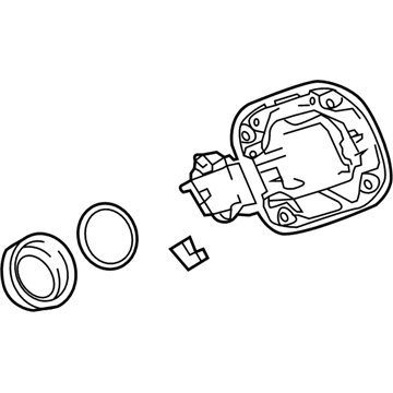 Lexus 77305-50010 Lid Sub-Assembly, Fuel Filler