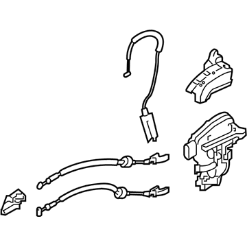 Kia 81310B2010 Front Door Latch Assembly, Left