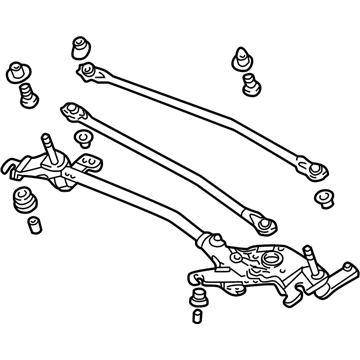 Honda 76530-S5A-A02 Link, FR. Wiper