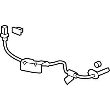 Acura 57475-TZ6-A02 Sensor Assembly, Left Rear