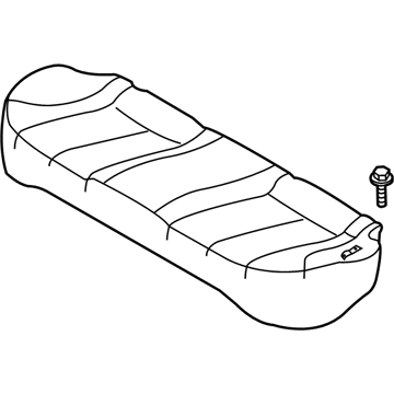 Kia 891002GJL0809 Cushion Assembly-Rear Seat