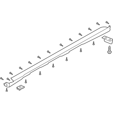 Hyundai 87751-J9000-CA Moulding Assembly-Side Sill, LH