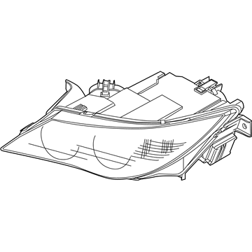 BMW 63-12-7-165-979 Left Headlamp