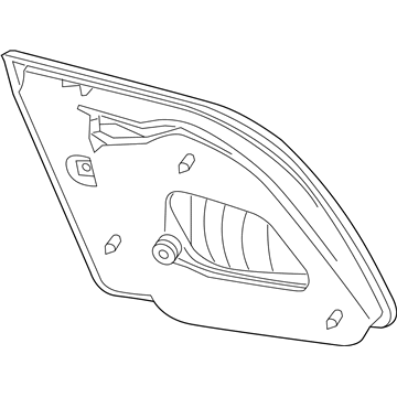 Nissan 26555-3SH5A Combination Lamp Assembly-Rear, NO2 LH