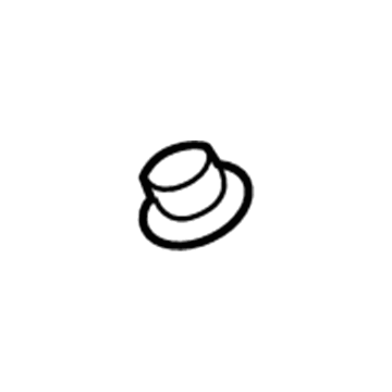 Lexus 90080-17184 Nut, Cap