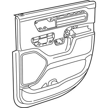 Mopar 6SL341A8AA Panel-Rear Door Trim