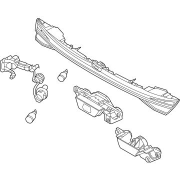 Hyundai 92409-AB010 Lamp Assembly-Center GARNISH