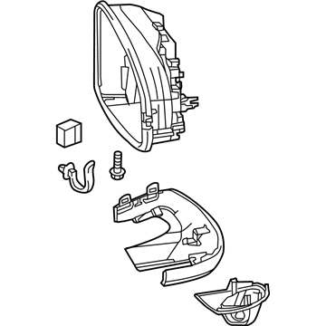 Honda 76205-T5R-P21 Housing Set, R.