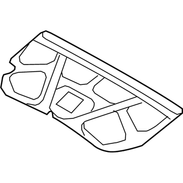 Kia 811241D000 Pad-Hood Insulating