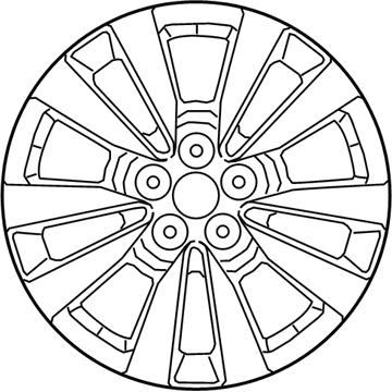 Hyundai 52910-G3400 Aluminium Wheel Assembly