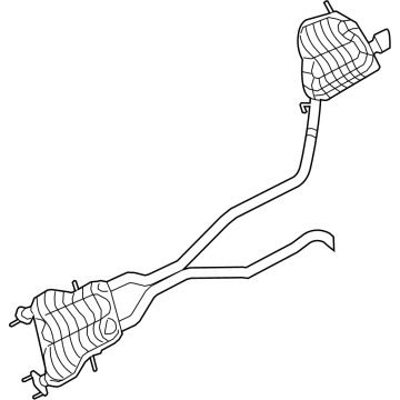 Mopar 68464874AB RESONATOR-EXHAUST