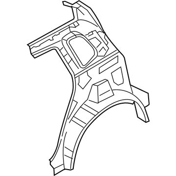 Hyundai 71660-2E010 Panel Assembly-Quarter Inner Upper, RH