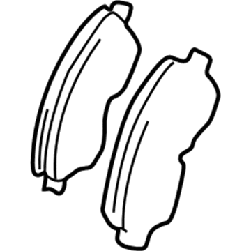 Toyota 04465-42120 Front Pads
