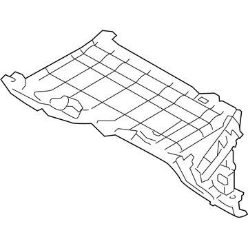 Hyundai 84540-G2000-T9Y Panel Assembly-Lower Crash Pad, RH