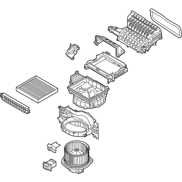 Kia 97100Q5040 Blower Unit