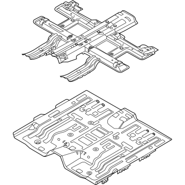 Kia 65100Q4000 Panel Assembly-Floor, Ctr