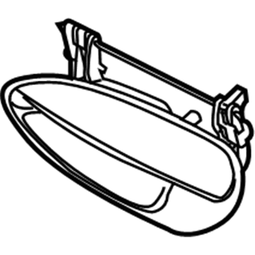 GM 92085573 Handle, Front Side Door Outside