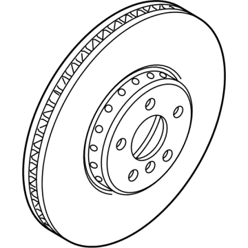 BMW 34-10-6-880-073 BRAKE DISC, LIGHTWEIGHT, VEN