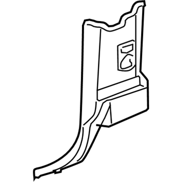 Mopar 5HA59BD5AG Panel-B Pillar Lower Trim