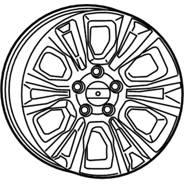 Mopar 1UB17DX8AC Wheel-Aluminum