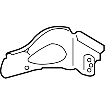 Nissan 41183-62B0A Air Guide-Brake