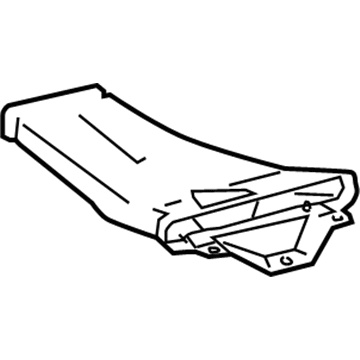 Lexus 87205-30220 Guide Sub-Assy, Air Duct, RH