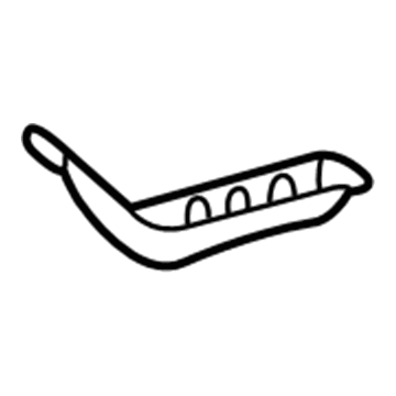 Toyota 57044-52010 Rail Extension Lower Reinforcement