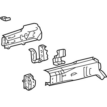 Toyota 57102-52902 Sidemember Assembly