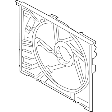 BMW 17-42-8-477-380 FAN SHROUD