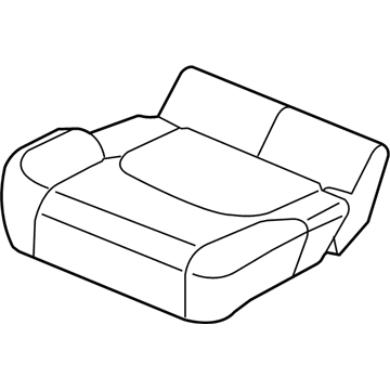 Nissan 87300-ZS40A Cushion Assy-Front Seat