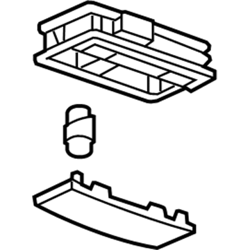 GM 22863144 Dome Lamp Assembly