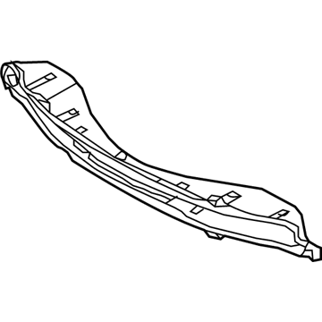 Hyundai 86631-B8100 Rail-Rear Bumper