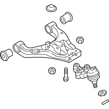 Kia 545203E002 Arm Complete-Front Lower