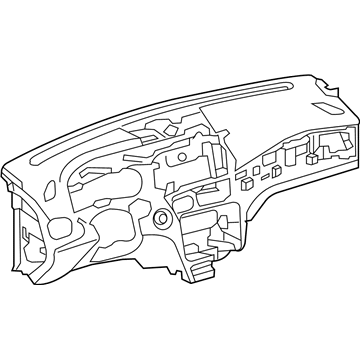 Infiniti 68200-5DF0A Panel & Pad Assy-Instrument