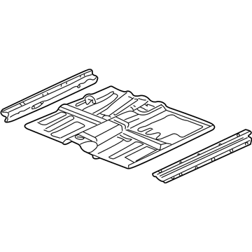 Acura 65100-S6M-H50ZZ Floor, Front