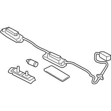 Hyundai 92501-3S111 Lamp Assembly-License Plate