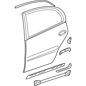 GM 15949965 Door Shell