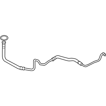 BMW 17-22-7-590-614 Oil Cooling Pipe Outlet