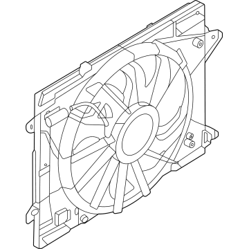 Ford LX6Z-8C607-A MOTOR AND FAN ASY - ENGINE COO