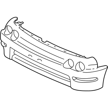 Acura 04711-ST7-A91ZZ Face, Front Bumper (Dot)