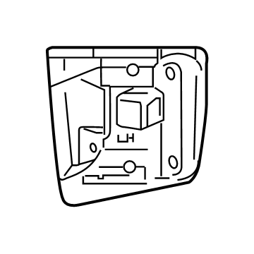 GM 84556714 Inner Bracket