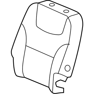 Honda 81322-TK8-A01 Pad, R. Middle Seat-Back