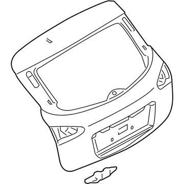 Infiniti KMA00-1BC9B Door Assy-Back