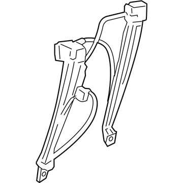 BMW 51-33-7-182-105 Front Left Door Window Regulator