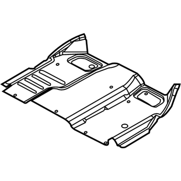 Mopar 5178062AA Pan-Center Floor