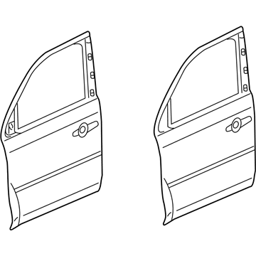 Honda 67050-SZA-A90ZZ Panel, L. FR. Door (DOT)