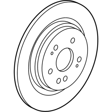 Acura 42510-TGV-A00 Disk, Rear Brake