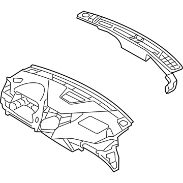 Hyundai 84710-3VBB0-HZ Crash Pad Assembly-Main